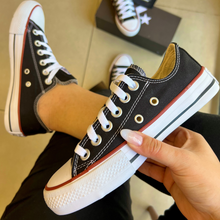 Carregar imagem no visualizador da galeria, Tênis All Star Preto e Vermelho Clássico