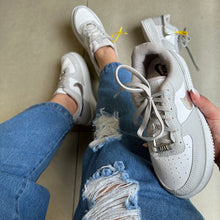 Carregar imagem no visualizador da galeria, Tênis Nike Air Force Croco Prata