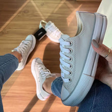 Carregar imagem no visualizador da galeria, Tênis All Star Courino Cinza e Lilás Feminino Premium