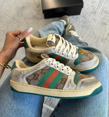 Tênis Gucci Screener Verde e Vermelho