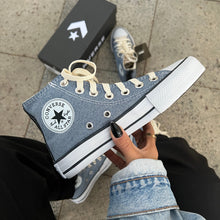 Carregar imagem no visualizador da galeria, Tênis All Star Jeans Denin Cano Alto Chuck Taylor Premium

