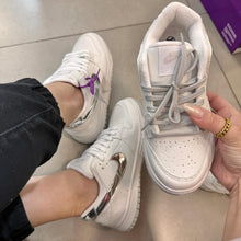 Carregar imagem no visualizador da galeria, Tênis Nike Dunk Branco Prata Premium
